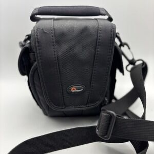 HEAVY DUTY PADDED LOWEPRO EDIT-100 CAMERA BAG - BLACK‎ - With Shoulder Strap LN
